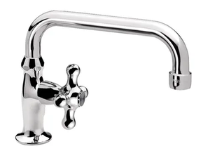 REVIVAL - Countertop 1 hole chromed brass washbasin tap _ Daniel Rubinetterie